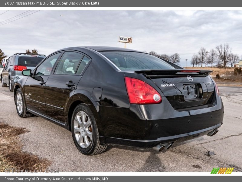 Super Black / Cafe Latte 2007 Nissan Maxima 3.5 SL