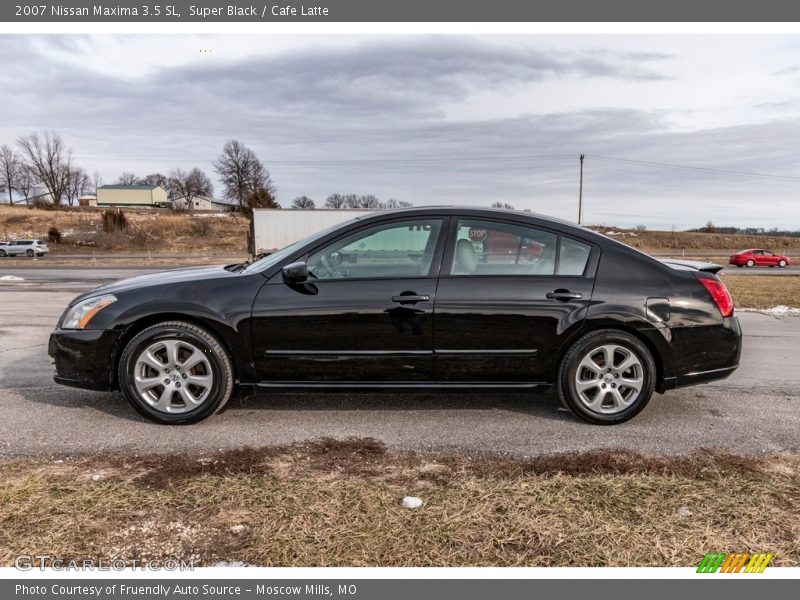 Super Black / Cafe Latte 2007 Nissan Maxima 3.5 SL
