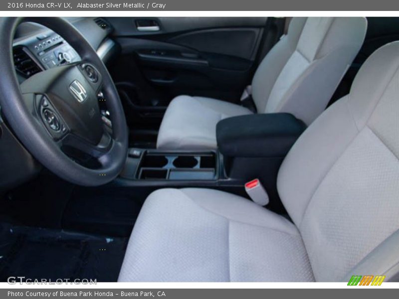 Alabaster Silver Metallic / Gray 2016 Honda CR-V LX
