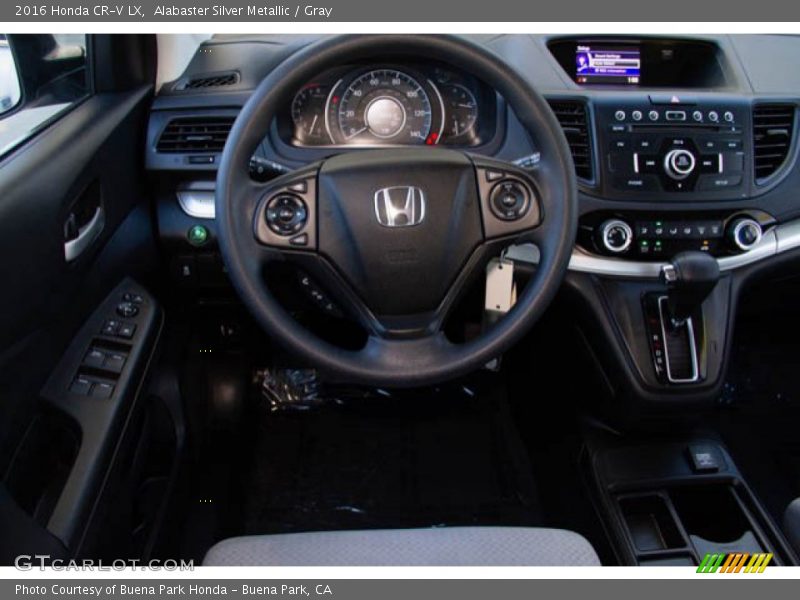 Alabaster Silver Metallic / Gray 2016 Honda CR-V LX