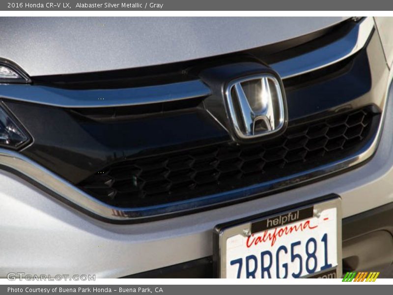 Alabaster Silver Metallic / Gray 2016 Honda CR-V LX