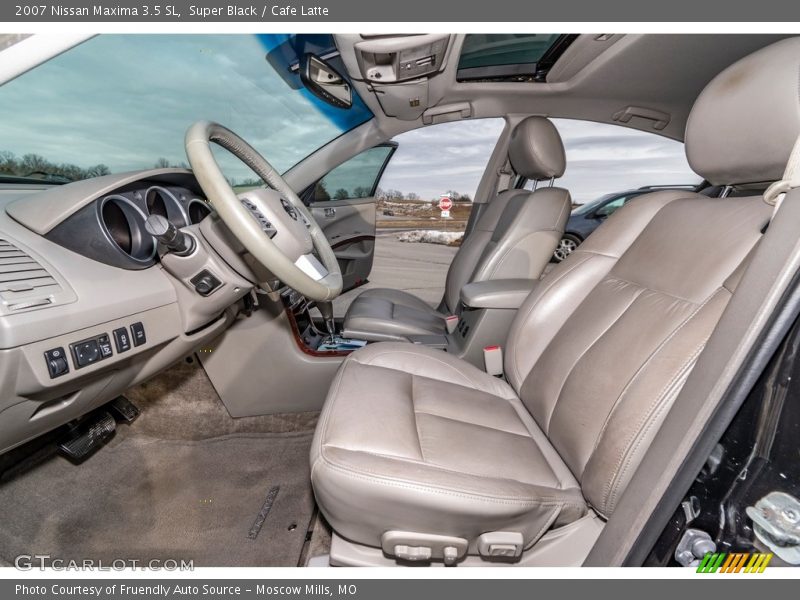 Super Black / Cafe Latte 2007 Nissan Maxima 3.5 SL
