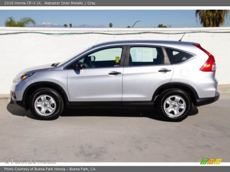 Alabaster Silver Metallic / Gray 2016 Honda CR-V LX