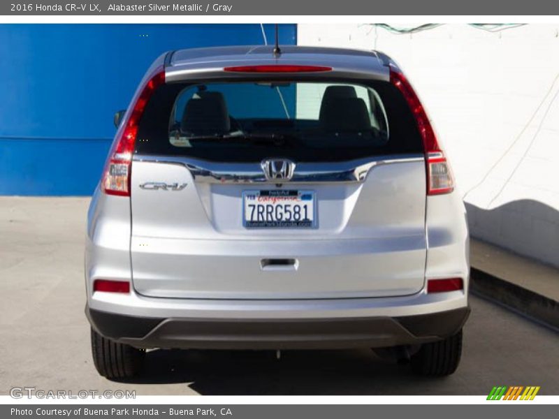 Alabaster Silver Metallic / Gray 2016 Honda CR-V LX