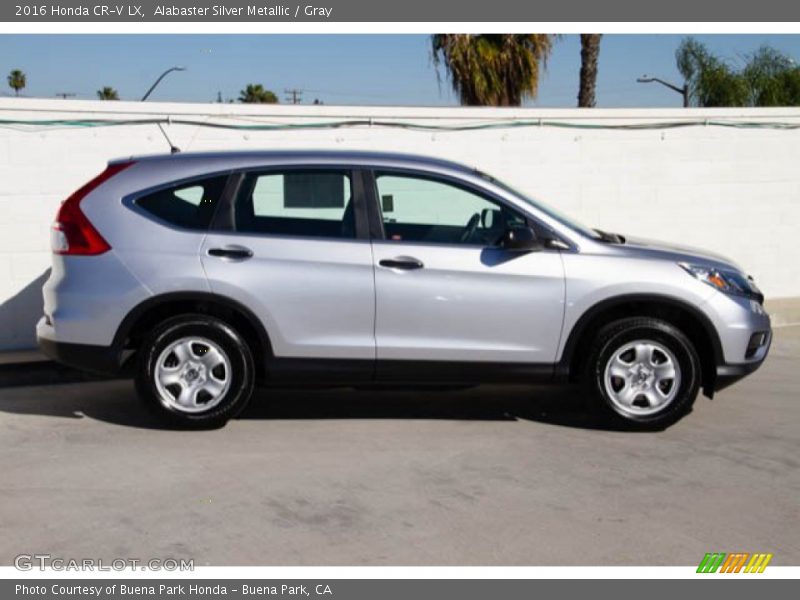Alabaster Silver Metallic / Gray 2016 Honda CR-V LX
