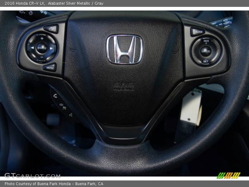 Alabaster Silver Metallic / Gray 2016 Honda CR-V LX