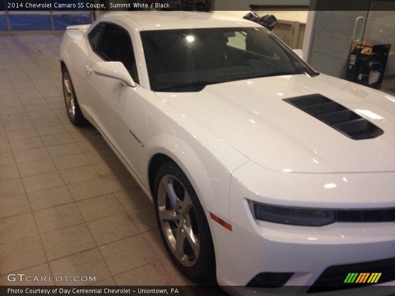 Summit White / Black 2014 Chevrolet Camaro SS Coupe