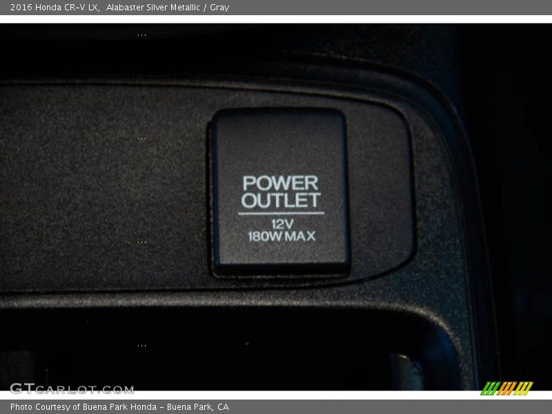 Alabaster Silver Metallic / Gray 2016 Honda CR-V LX