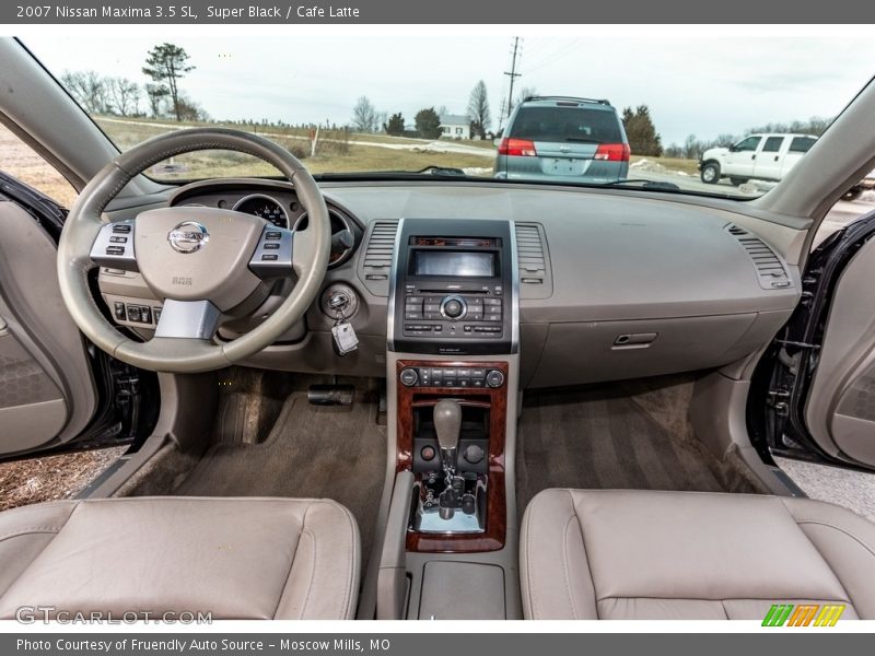 Super Black / Cafe Latte 2007 Nissan Maxima 3.5 SL