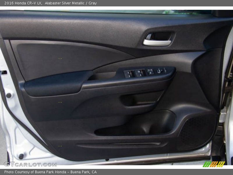 Alabaster Silver Metallic / Gray 2016 Honda CR-V LX