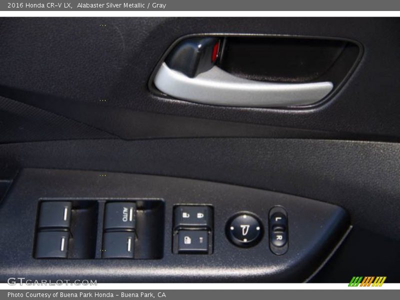 Alabaster Silver Metallic / Gray 2016 Honda CR-V LX
