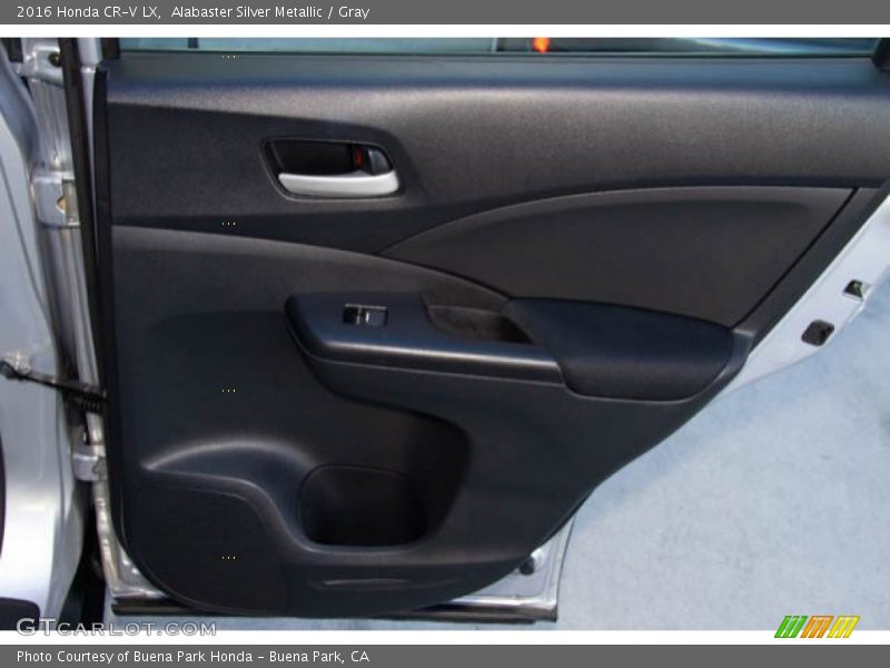 Alabaster Silver Metallic / Gray 2016 Honda CR-V LX