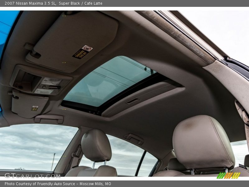 Super Black / Cafe Latte 2007 Nissan Maxima 3.5 SL