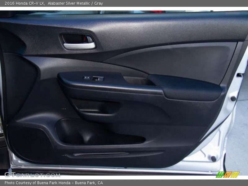 Alabaster Silver Metallic / Gray 2016 Honda CR-V LX