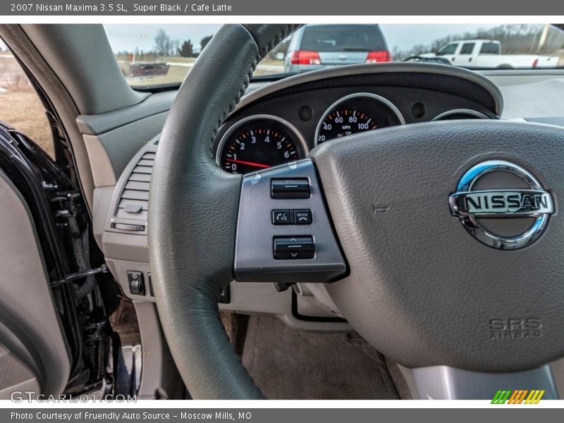 Super Black / Cafe Latte 2007 Nissan Maxima 3.5 SL