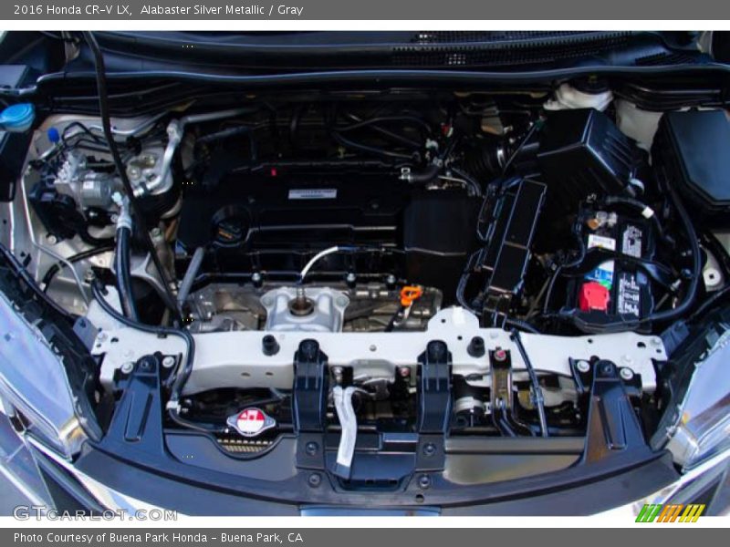 Alabaster Silver Metallic / Gray 2016 Honda CR-V LX