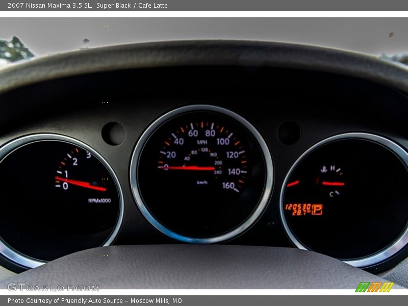 Super Black / Cafe Latte 2007 Nissan Maxima 3.5 SL