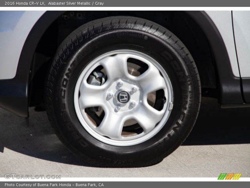 Alabaster Silver Metallic / Gray 2016 Honda CR-V LX