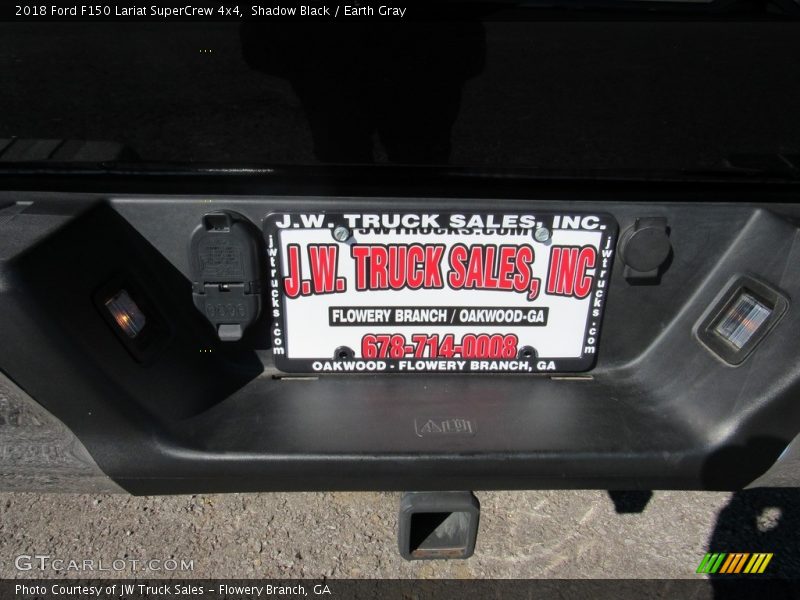 Shadow Black / Earth Gray 2018 Ford F150 Lariat SuperCrew 4x4