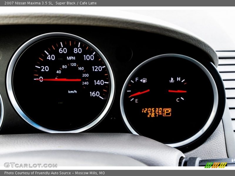 Super Black / Cafe Latte 2007 Nissan Maxima 3.5 SL