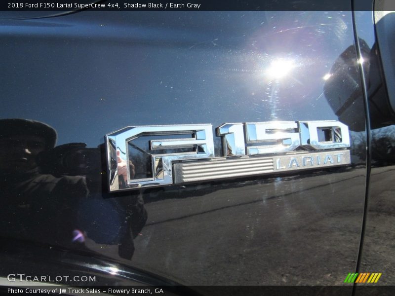 Shadow Black / Earth Gray 2018 Ford F150 Lariat SuperCrew 4x4