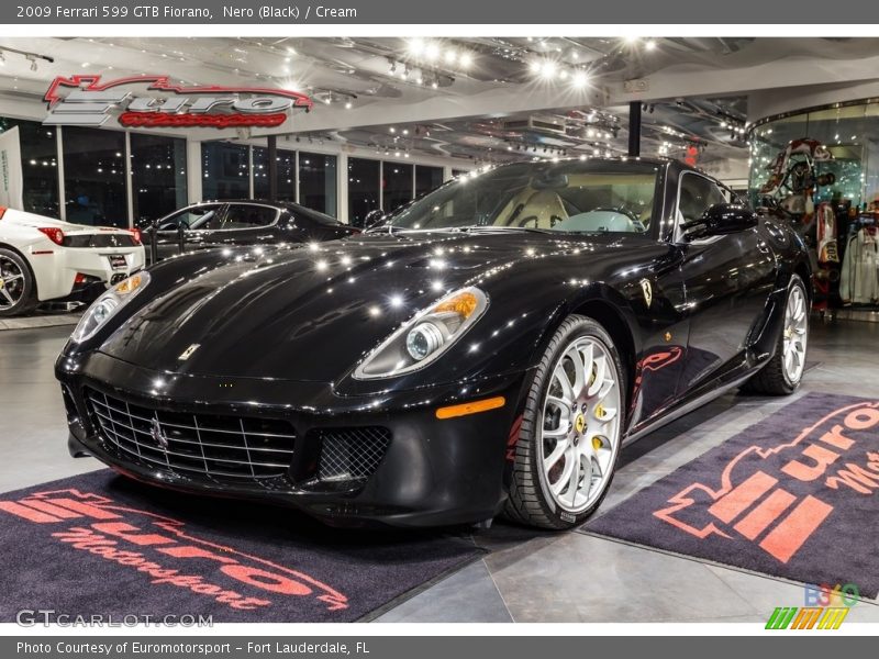Nero (Black) / Cream 2009 Ferrari 599 GTB Fiorano