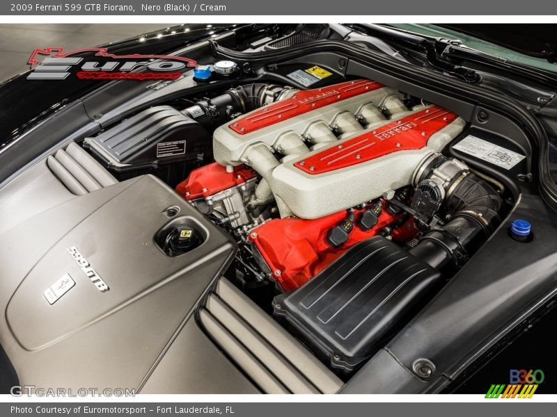 Nero (Black) / Cream 2009 Ferrari 599 GTB Fiorano
