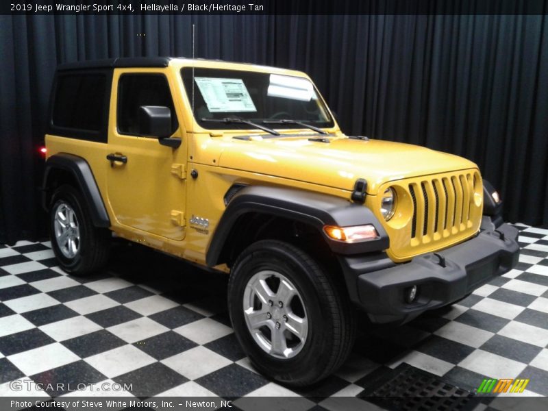 Hellayella / Black/Heritage Tan 2019 Jeep Wrangler Sport 4x4