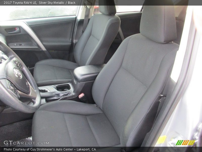 Silver Sky Metallic / Black 2017 Toyota RAV4 LE