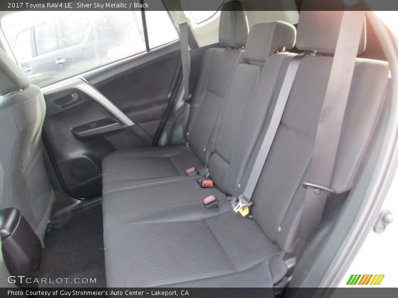 Silver Sky Metallic / Black 2017 Toyota RAV4 LE