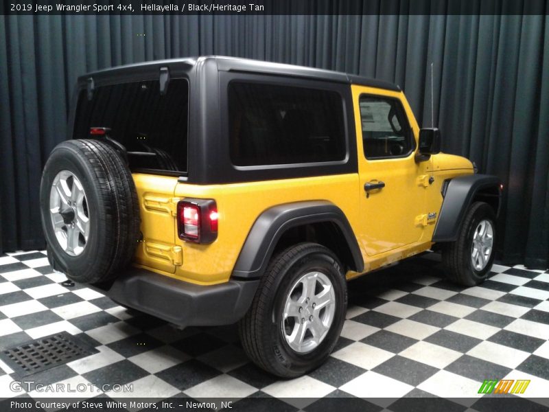 Hellayella / Black/Heritage Tan 2019 Jeep Wrangler Sport 4x4