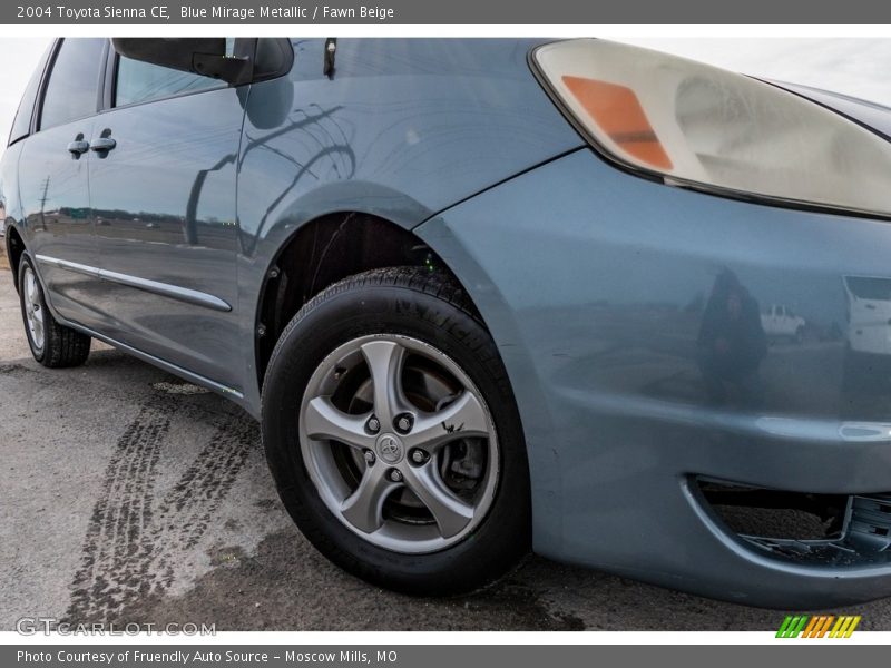Blue Mirage Metallic / Fawn Beige 2004 Toyota Sienna CE