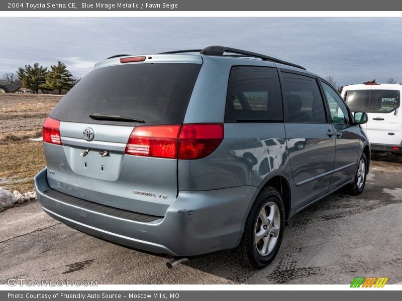 Blue Mirage Metallic / Fawn Beige 2004 Toyota Sienna CE