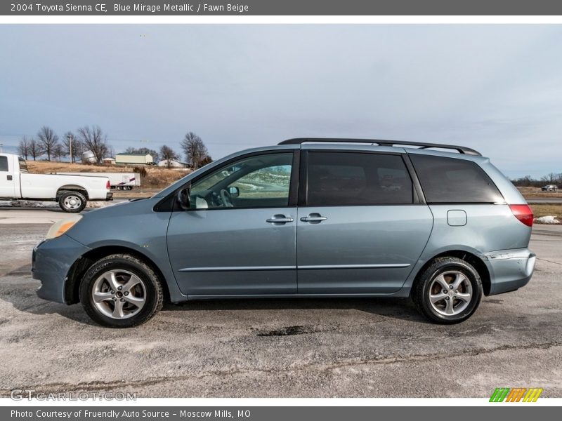 Blue Mirage Metallic / Fawn Beige 2004 Toyota Sienna CE