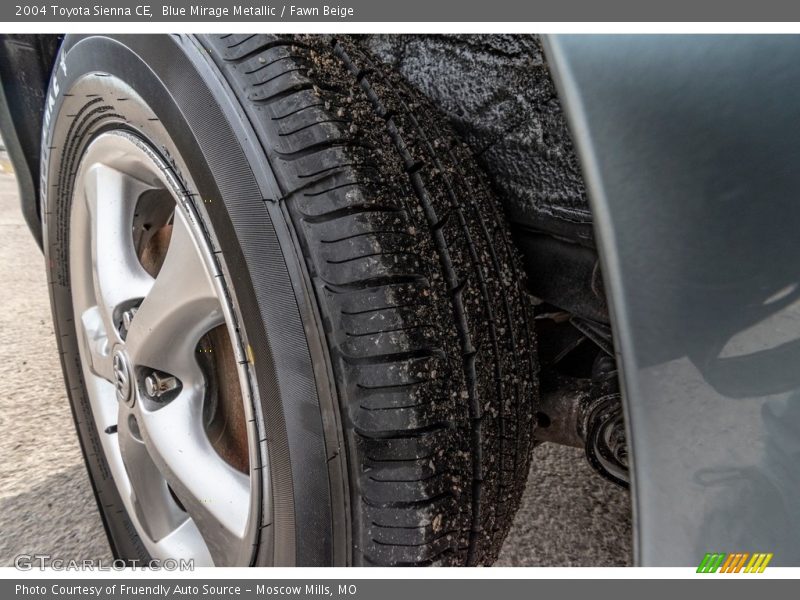 Blue Mirage Metallic / Fawn Beige 2004 Toyota Sienna CE