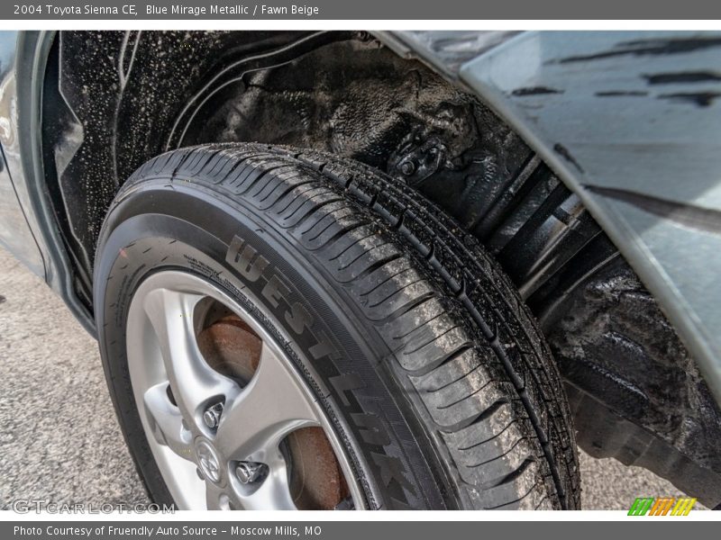 Blue Mirage Metallic / Fawn Beige 2004 Toyota Sienna CE