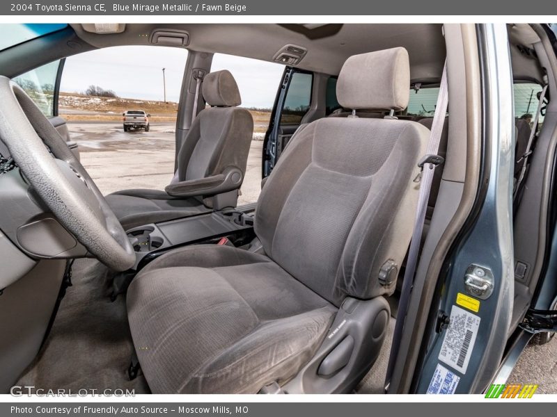 Blue Mirage Metallic / Fawn Beige 2004 Toyota Sienna CE