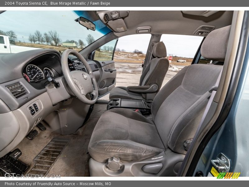 Blue Mirage Metallic / Fawn Beige 2004 Toyota Sienna CE