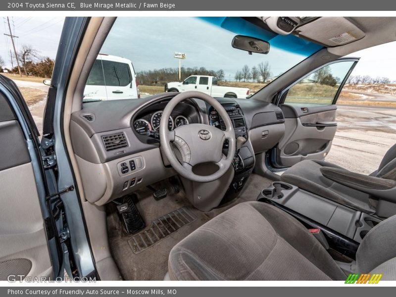 Blue Mirage Metallic / Fawn Beige 2004 Toyota Sienna CE