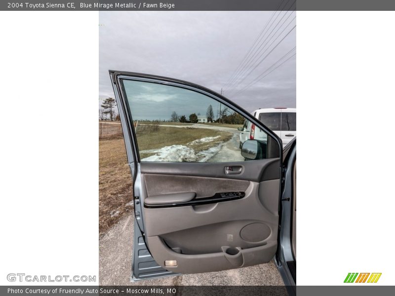Blue Mirage Metallic / Fawn Beige 2004 Toyota Sienna CE