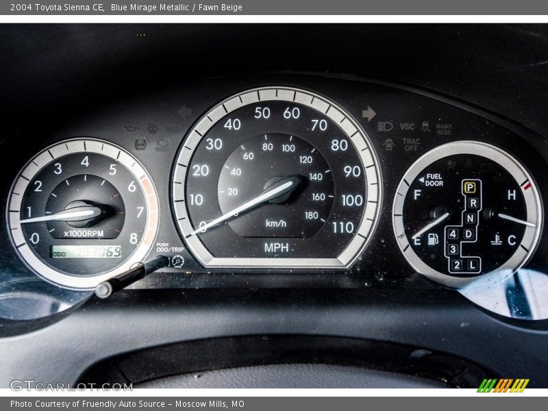 Blue Mirage Metallic / Fawn Beige 2004 Toyota Sienna CE