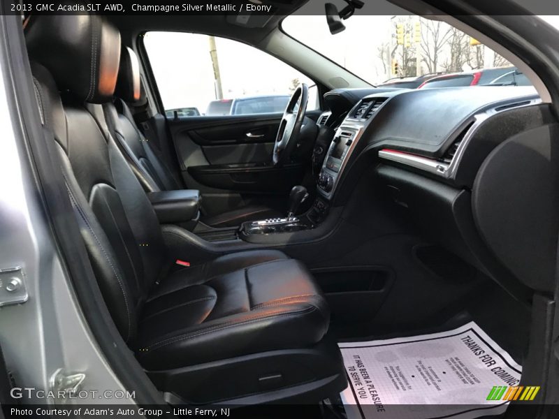 Champagne Silver Metallic / Ebony 2013 GMC Acadia SLT AWD