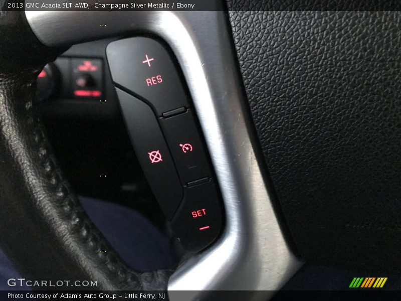 Champagne Silver Metallic / Ebony 2013 GMC Acadia SLT AWD