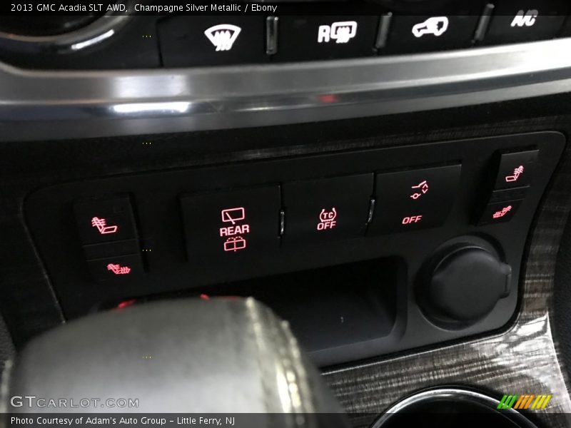 Champagne Silver Metallic / Ebony 2013 GMC Acadia SLT AWD