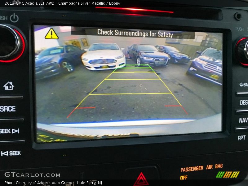 Champagne Silver Metallic / Ebony 2013 GMC Acadia SLT AWD