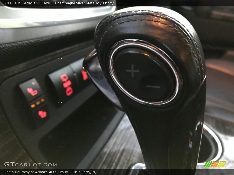 Champagne Silver Metallic / Ebony 2013 GMC Acadia SLT AWD