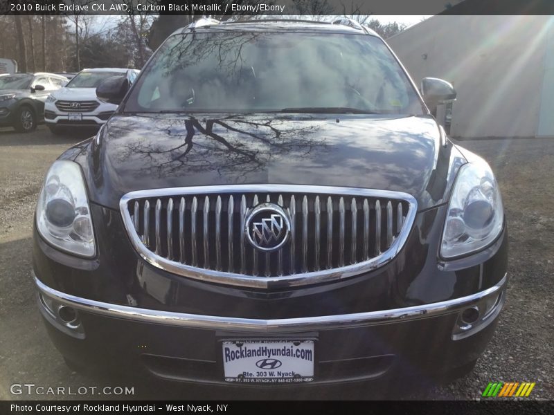 Carbon Black Metallic / Ebony/Ebony 2010 Buick Enclave CXL AWD