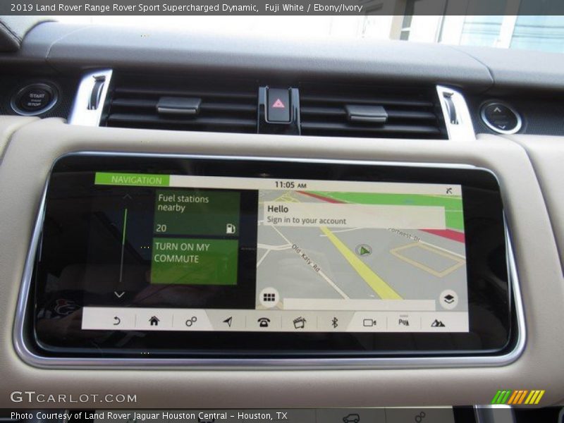 Fuji White / Ebony/Ivory 2019 Land Rover Range Rover Sport Supercharged Dynamic