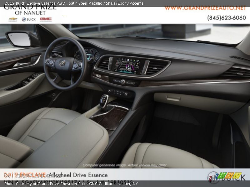 Satin Steel Metallic / Shale/Ebony Accents 2019 Buick Enclave Essence AWD