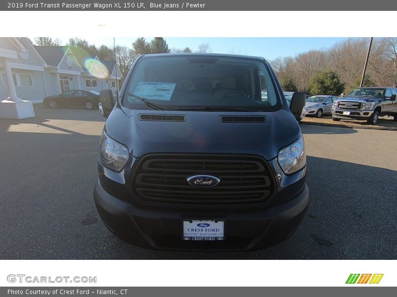 Blue Jeans / Pewter 2019 Ford Transit Passenger Wagon XL 150 LR